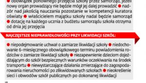 Likwidacja i przekazywania placówek oświatowych