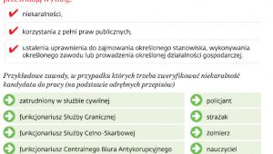 Obecne zasady sprawdzania niekaralności