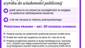 Kiedy sąd może orzec podanie wyroku do wiadomości publicznej