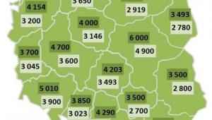 Wynagrodzenia kobiet i mężczyzn w województwach