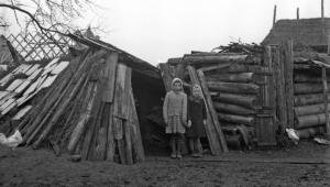 Powojenna bieda. Maków Mazowiecki, 1946 r.