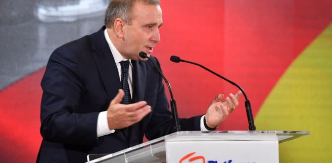 Przewodniczący Platformy Obywatelskiej Grzegorz Schetyna