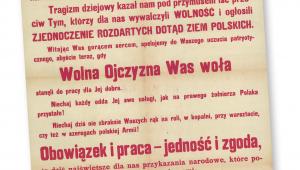 Afisz z Krakowa, 7 listopada 1918 r.